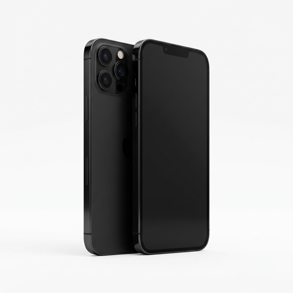 Apple iPhone 13 Pro Max Black front view