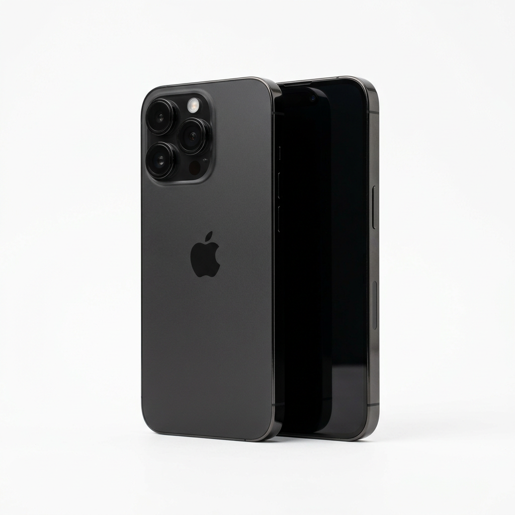 Apple iPhone 14 Pro Black front view