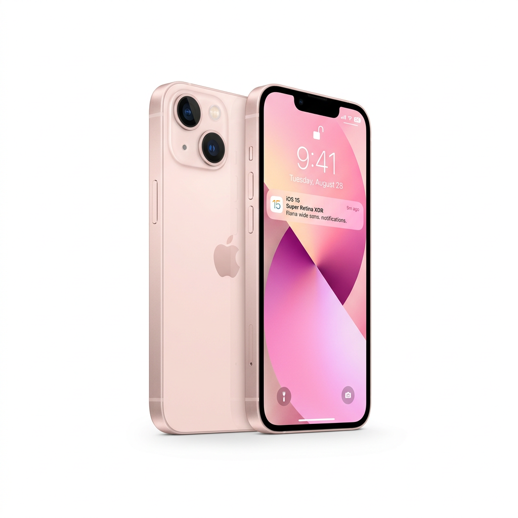 Apple iPhone 13 Mini Pink front view
