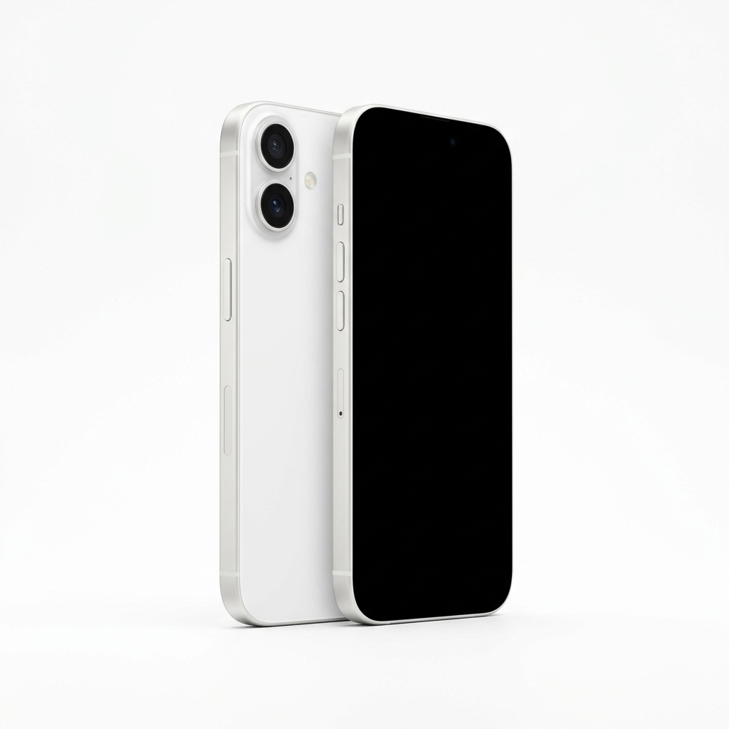 Apple iPhone 16 White front view