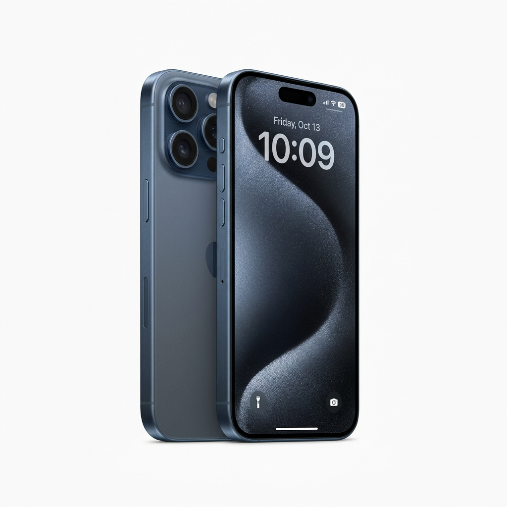 iPhone 15 Pro Max Blue Titanium