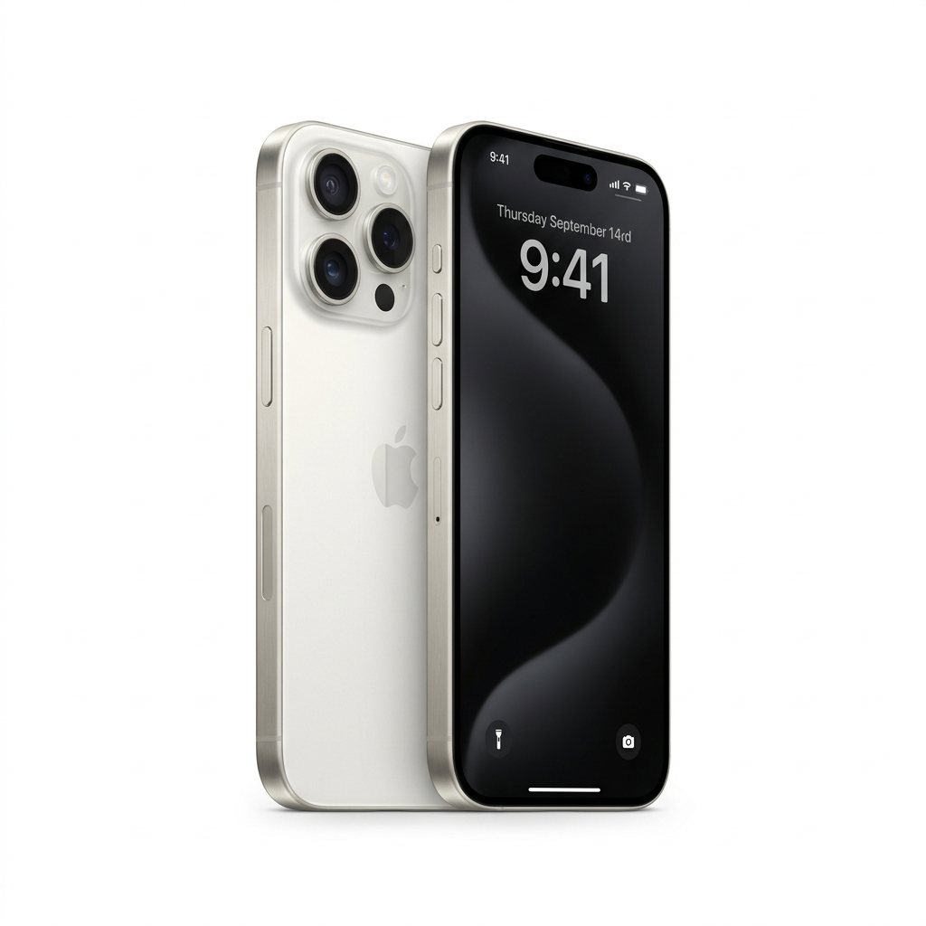 iPhone 15 Pro White Titanium
