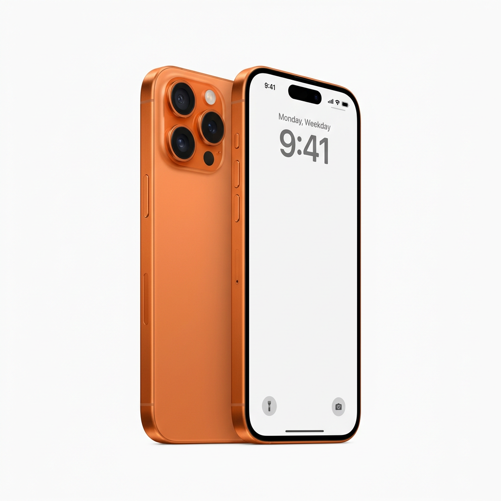 iPhone 17 Pro Max Cosmic Orange